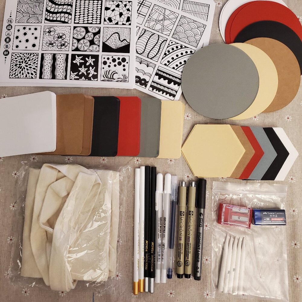 Zentangle Drawing Kit - Mediation